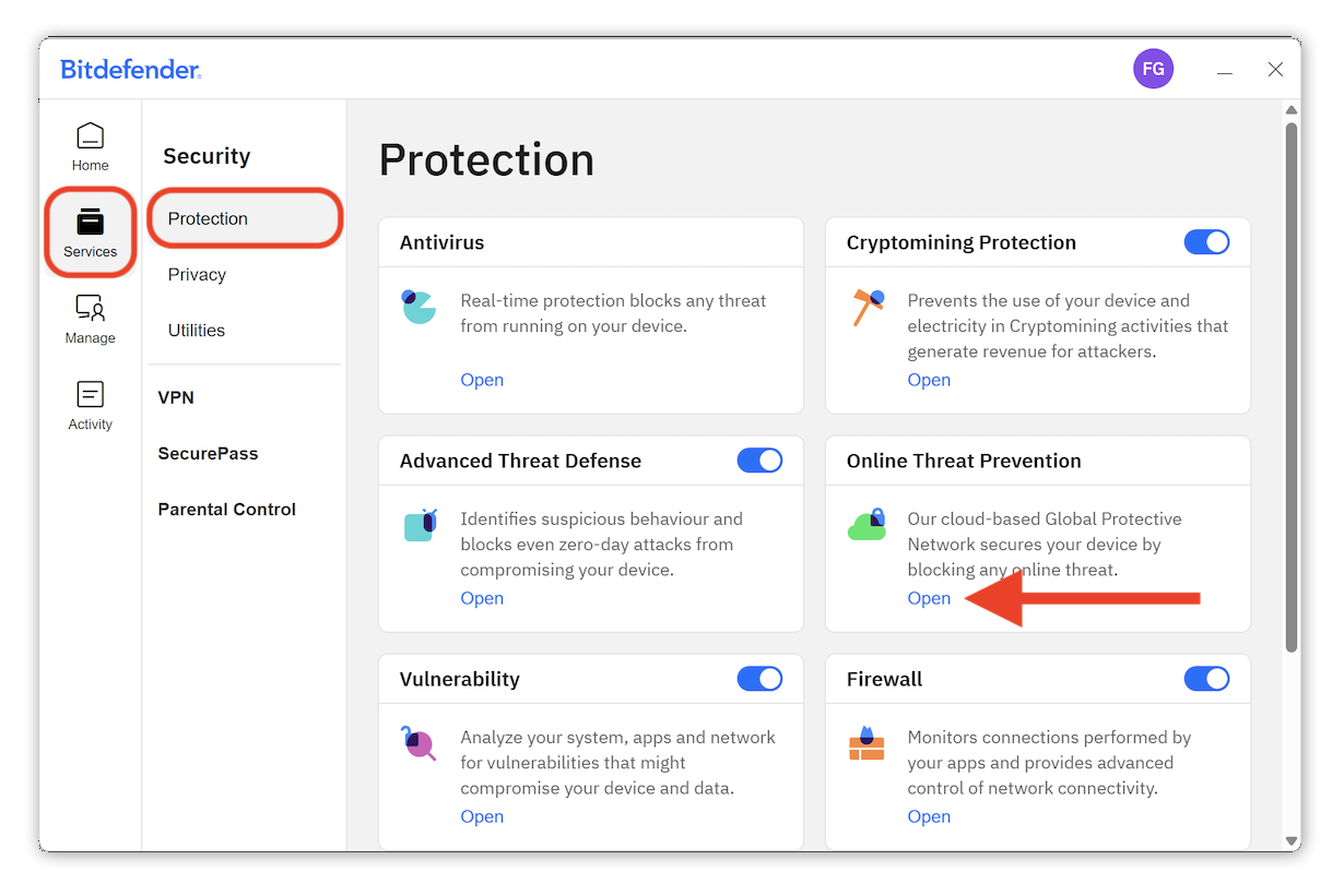 Open Online Threat Prevention