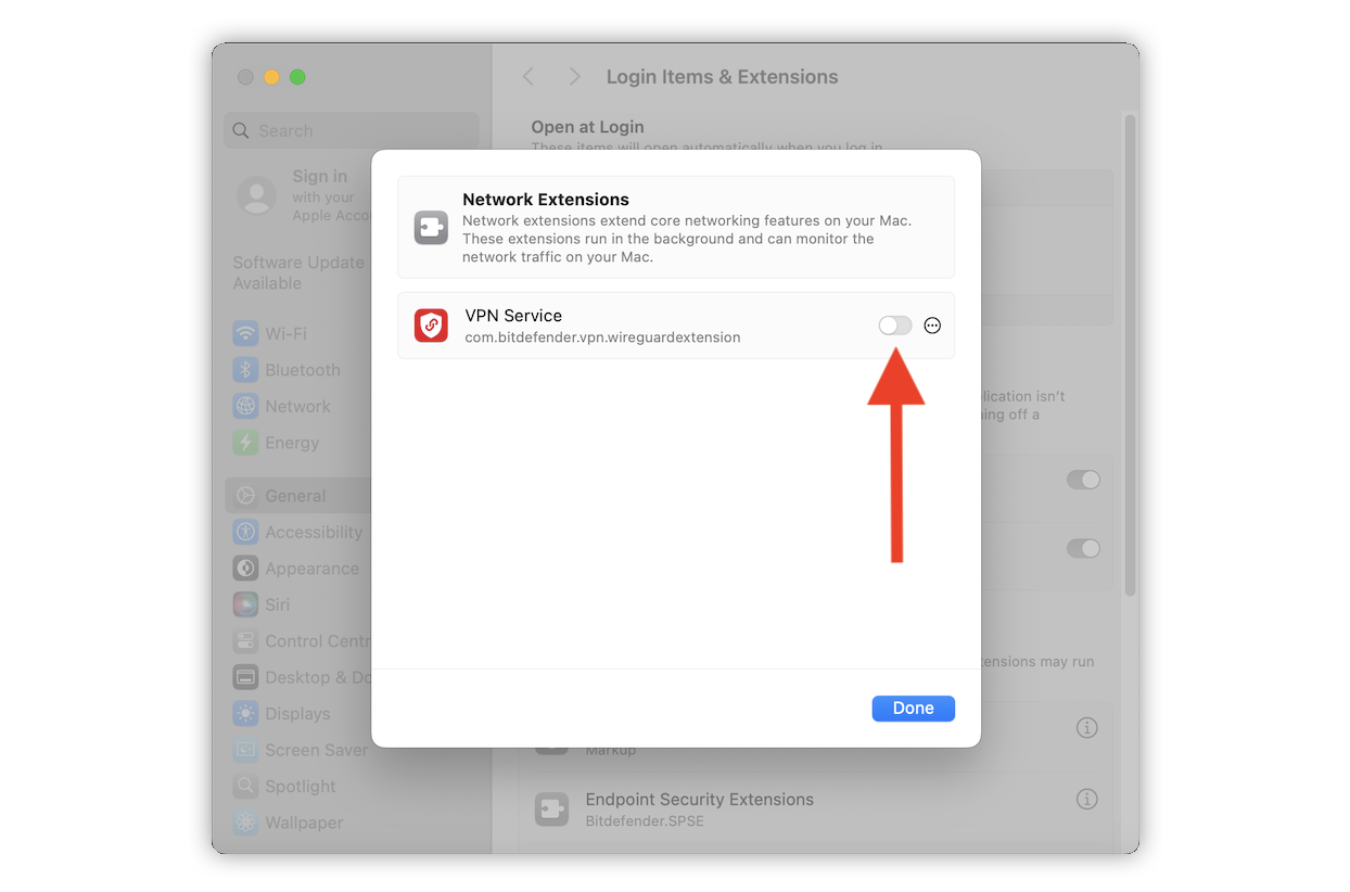 VPN service