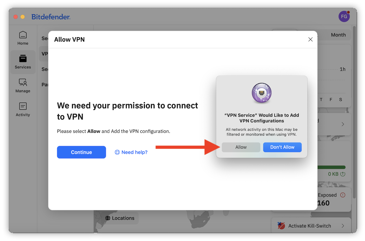 Allow VPN to run on macOS Tahoe or Sequoia