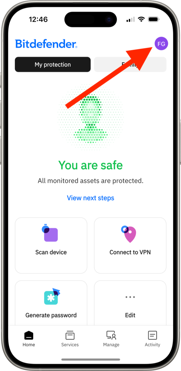 user profile