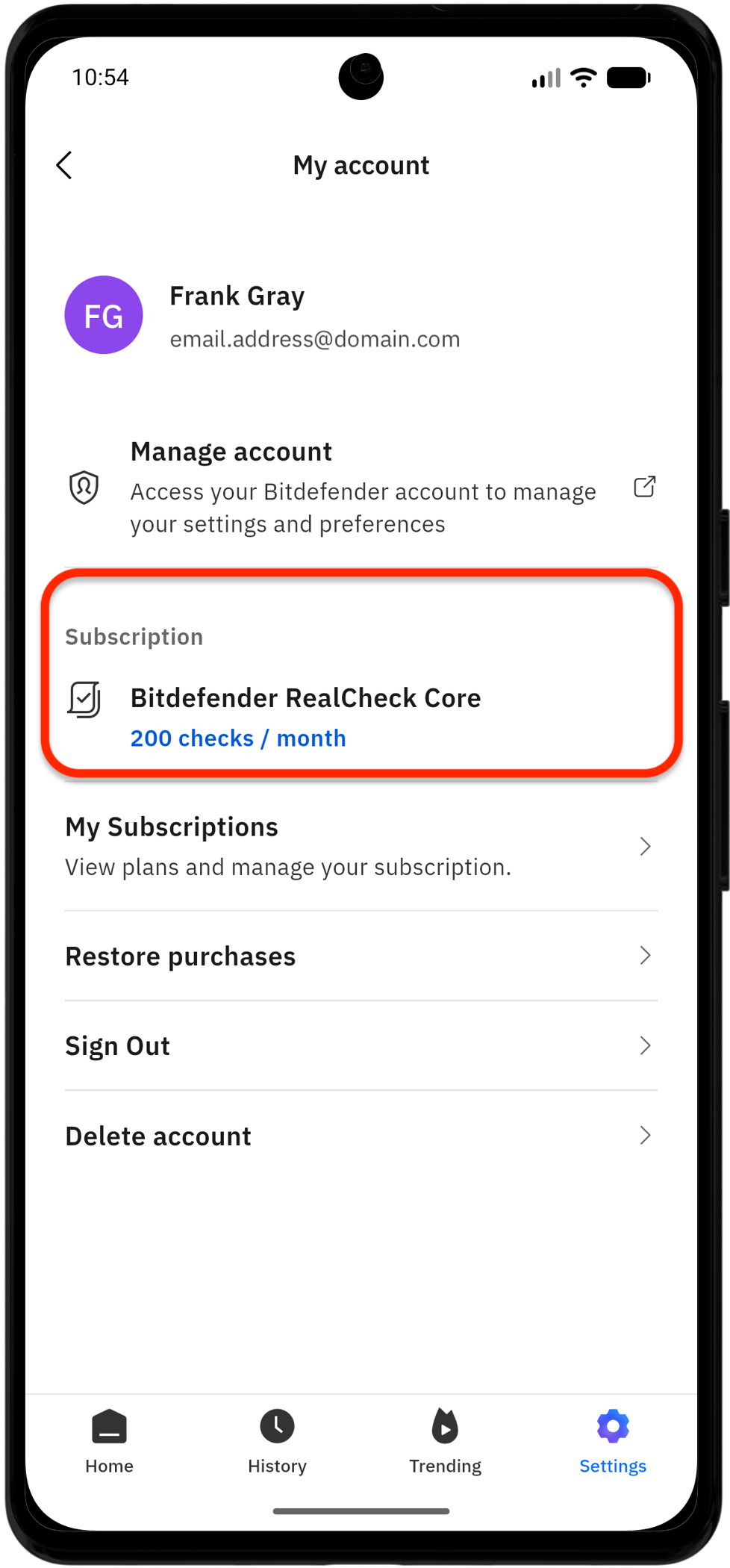 How to subscribe to RealCheck - RealCheck core subscription active