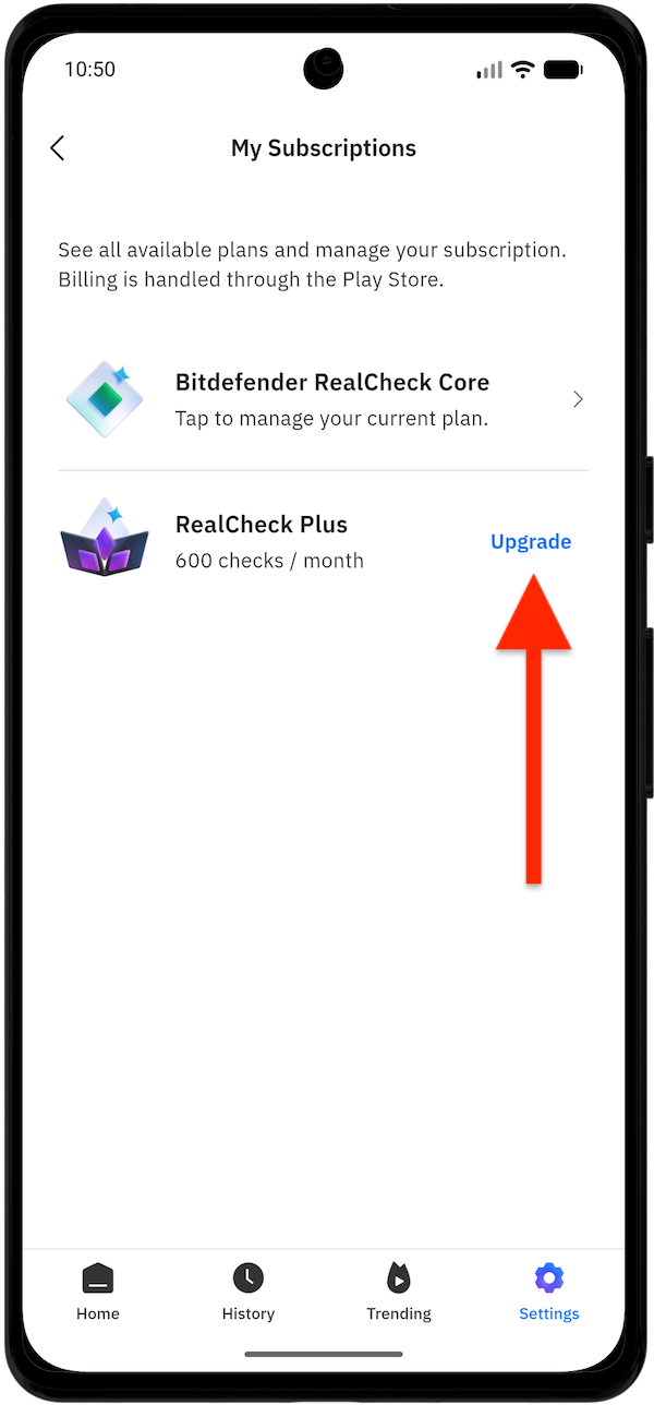 How to subscribe to RealCheck Plus - Upgrade