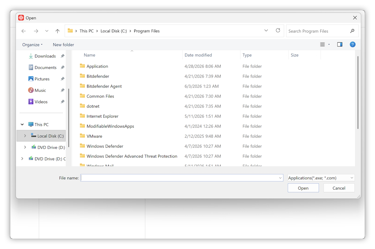How to add an application to Split-tunneling - Windows