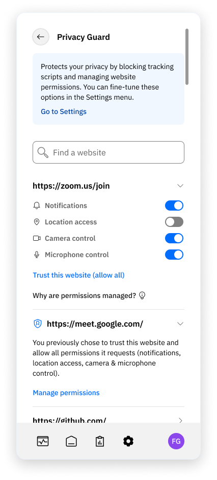 Find a website